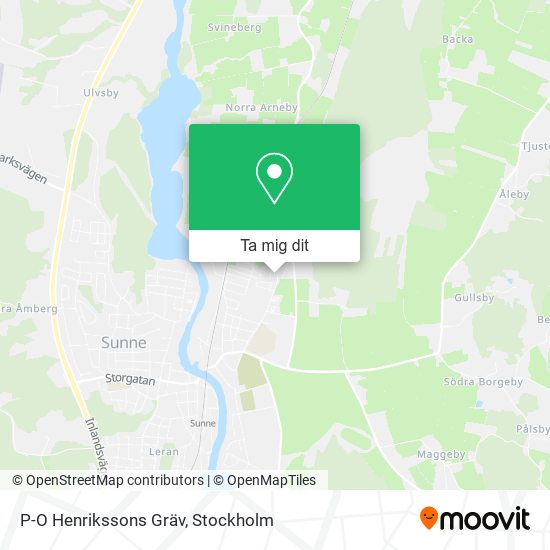 P-O Henrikssons Gräv karta