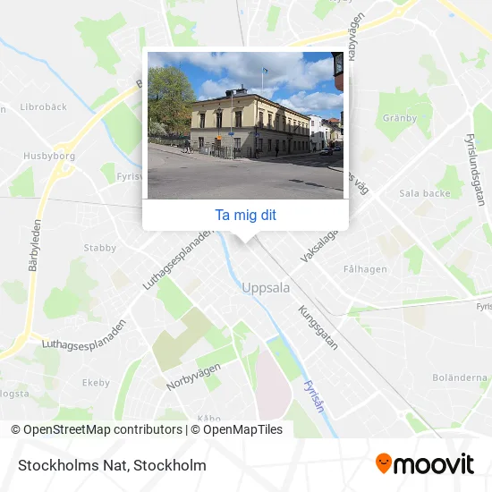 Stockholms Nat karta