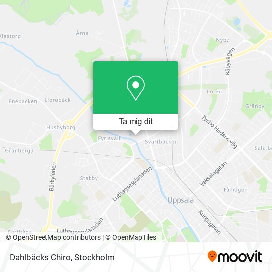 Dahlbäcks Chiro karta