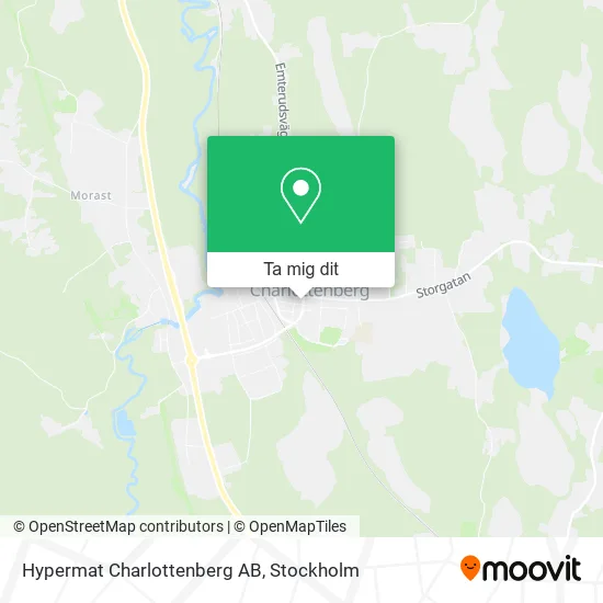 Hypermat Charlottenberg AB karta