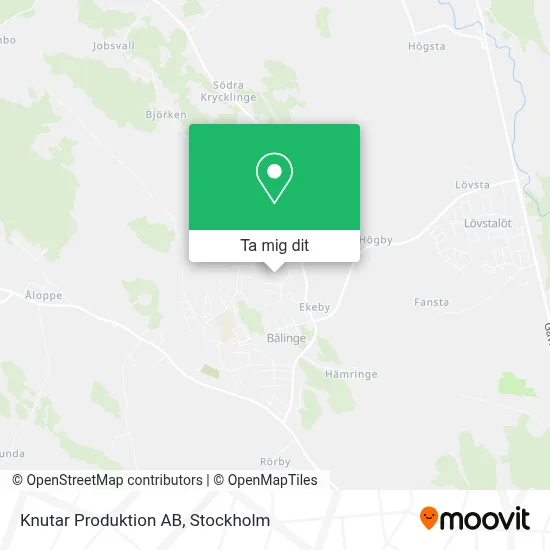 Knutar Produktion AB karta
