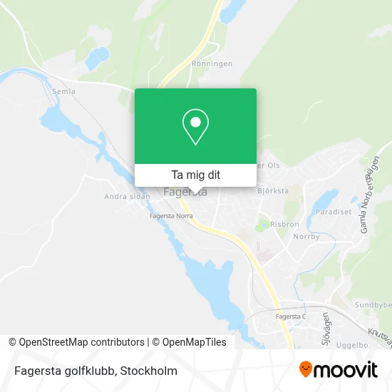 Fagersta golfklubb karta