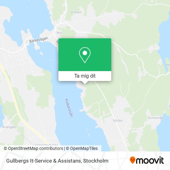 Gullbergs It-Service & Assistans karta