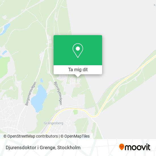 Djurensdoktor i Grenge karta