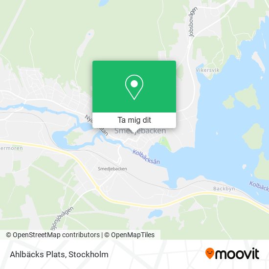 Ahlbäcks Plats karta