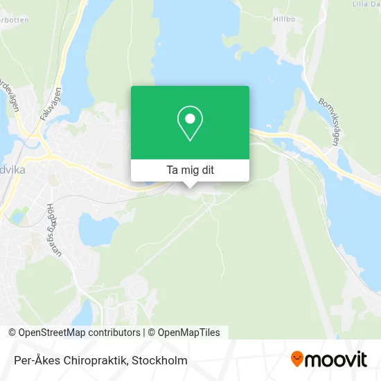 Per-Åkes Chiropraktik karta