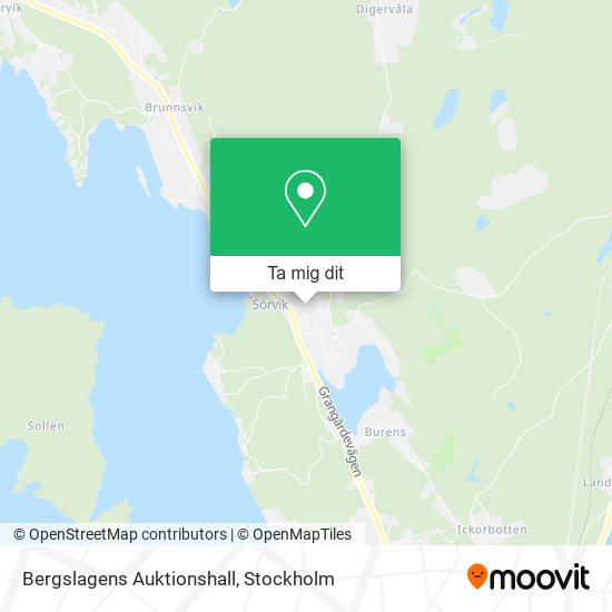 Bergslagens Auktionshall karta