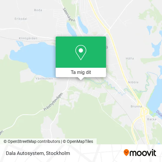 Dala Autosystem karta