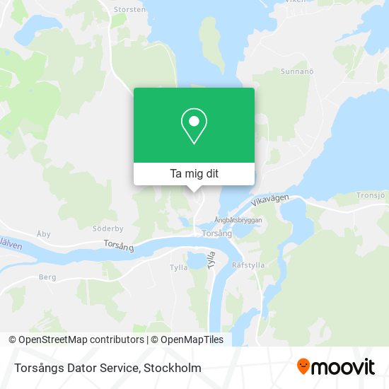 Torsångs Dator Service karta