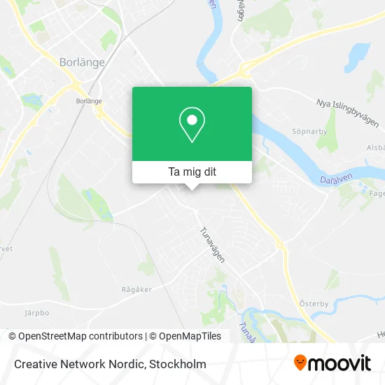 Creative Network Nordic karta