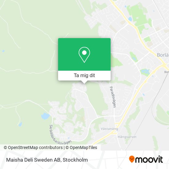 Maisha Deli Sweden AB karta