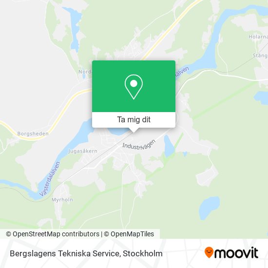 Bergslagens Tekniska Service karta