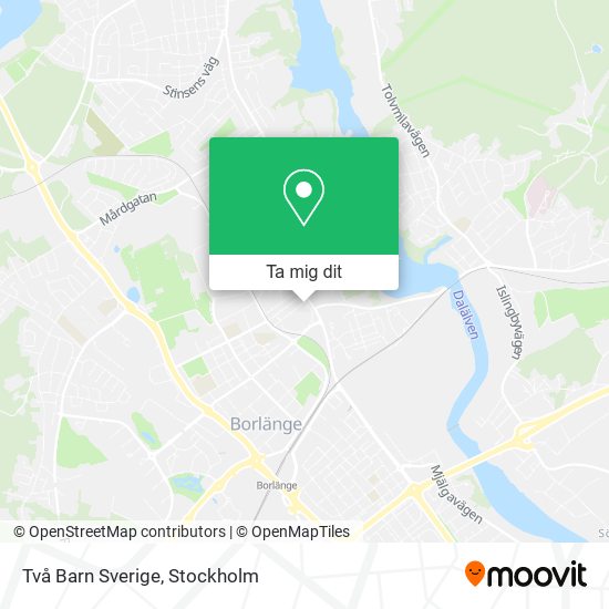 Två Barn Sverige karta