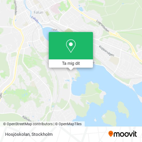 Hosjöskolan karta