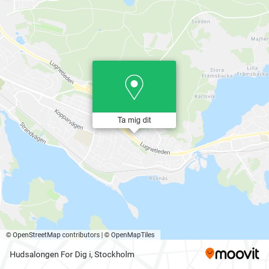 Hudsalongen For Dig i karta