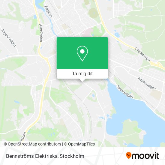 Bennströms Elektriska karta