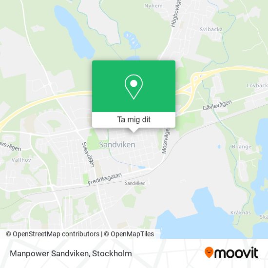 Manpower Sandviken karta