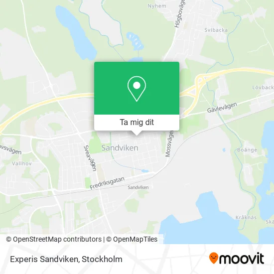 Experis Sandviken karta