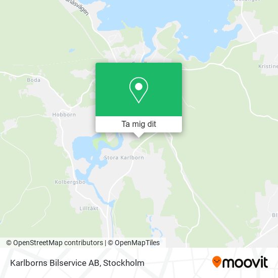 Karlborns Bilservice AB karta