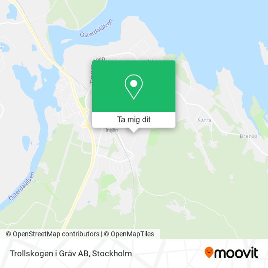 Trollskogen i Gräv AB karta