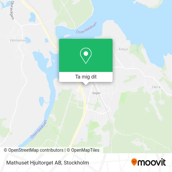 Mathuset Hjultorget AB karta