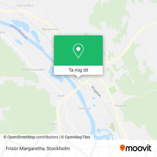 Frisör Margaretha karta