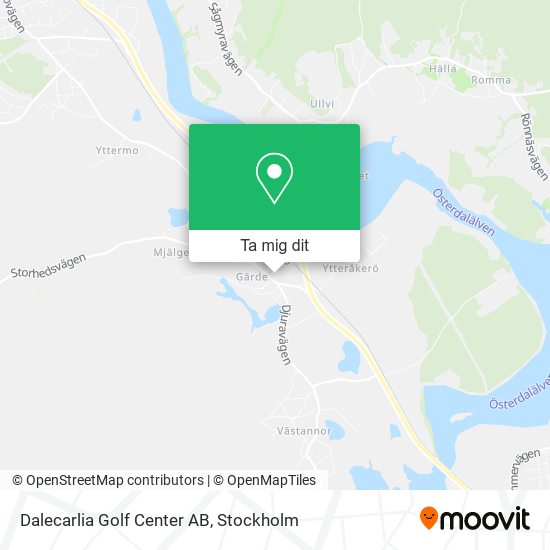 Dalecarlia Golf Center AB karta