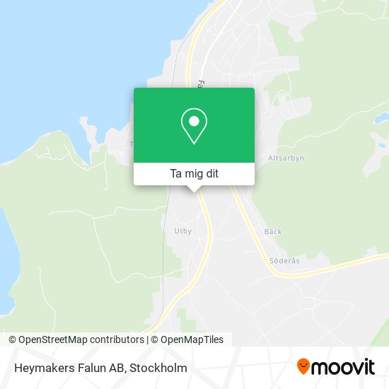 Heymakers Falun AB karta