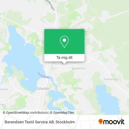 Berendsen Textil Service AB karta