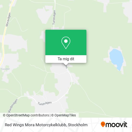 Red Wings Mora Motorcykelklubb karta