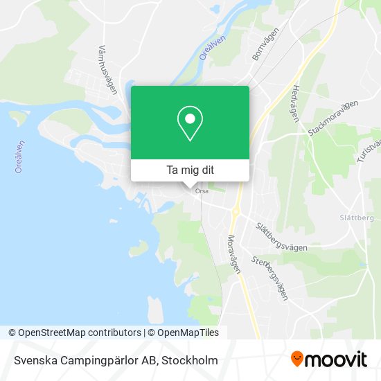 Svenska Campingpärlor AB karta