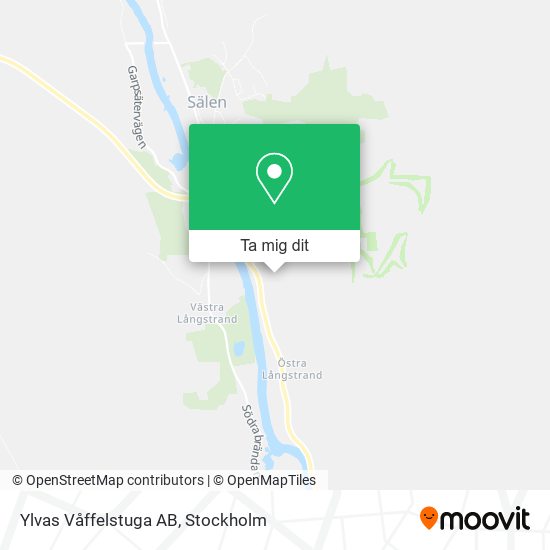 Ylvas Våffelstuga AB karta