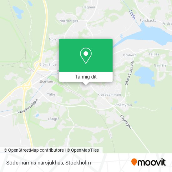Söderhamns närsjukhus karta