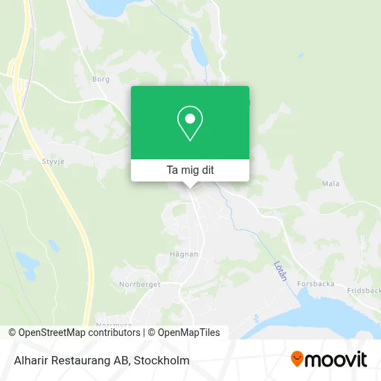 Alharir Restaurang AB karta