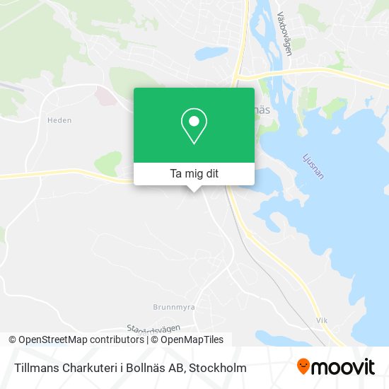 Tillmans Charkuteri i Bollnäs AB karta