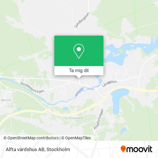 Alfta värdshus AB karta
