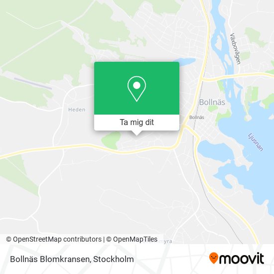 Bollnäs Blomkransen karta