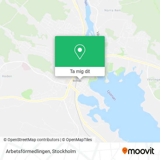 Arbetsförmedlingen karta