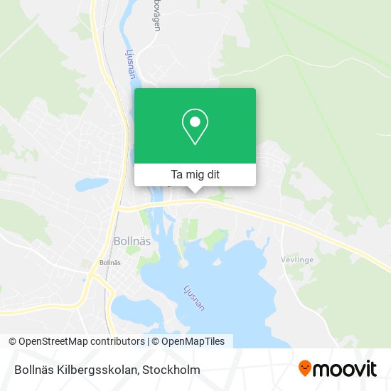 Bollnäs Kilbergsskolan karta