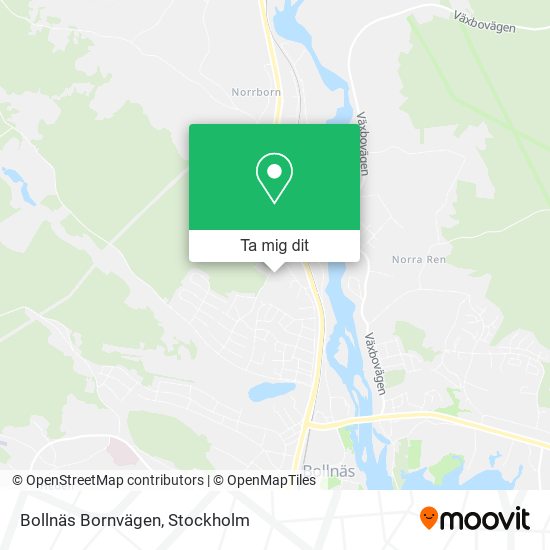 Bollnäs Bornvägen karta