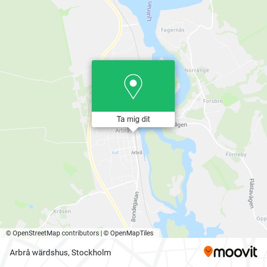 Arbrå wärdshus karta