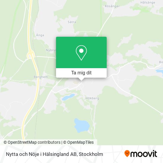 Nytta och Nöje i Hälsingland AB karta