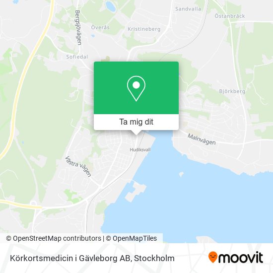 Körkortsmedicin i Gävleborg AB karta