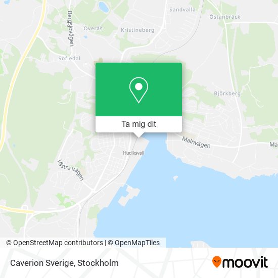 Caverion Sverige karta