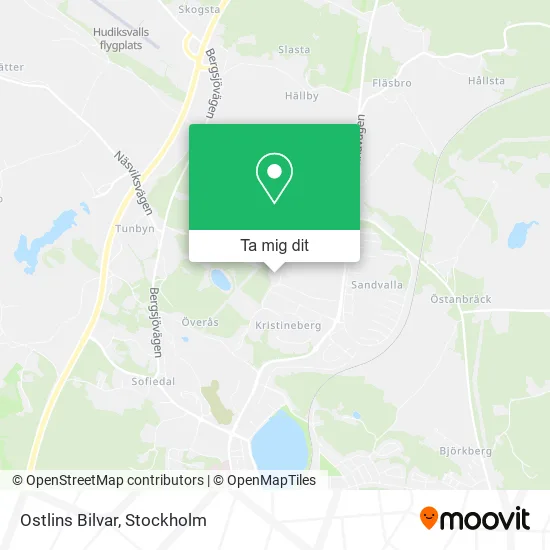 Ostlins Bilvar karta