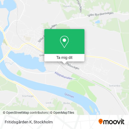 Fritidsgården K karta