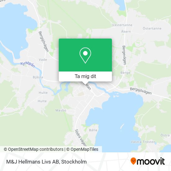 M&J Hellmans Livs AB karta