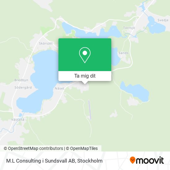 M.L Consulting i Sundsvall AB karta