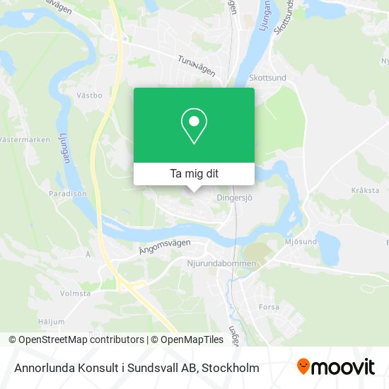 Annorlunda Konsult i Sundsvall AB karta