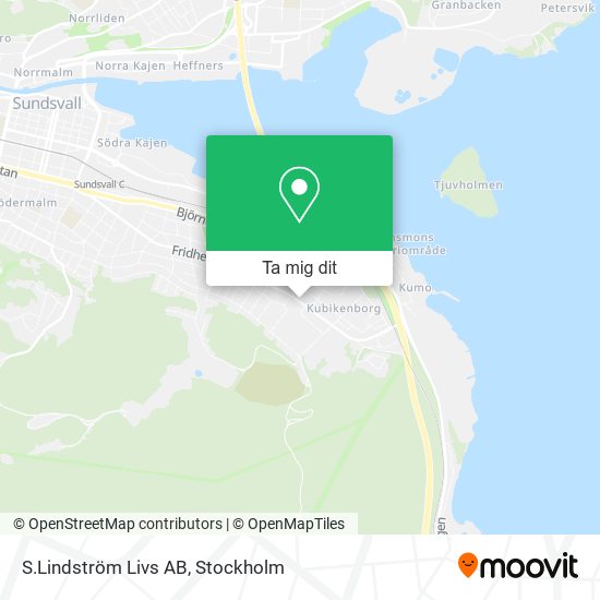S.Lindström Livs AB karta